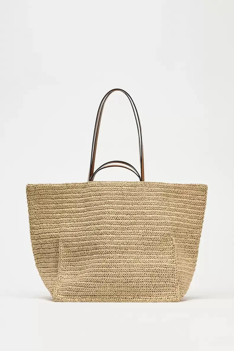 Casual Large Capacity Straw Tote Bag