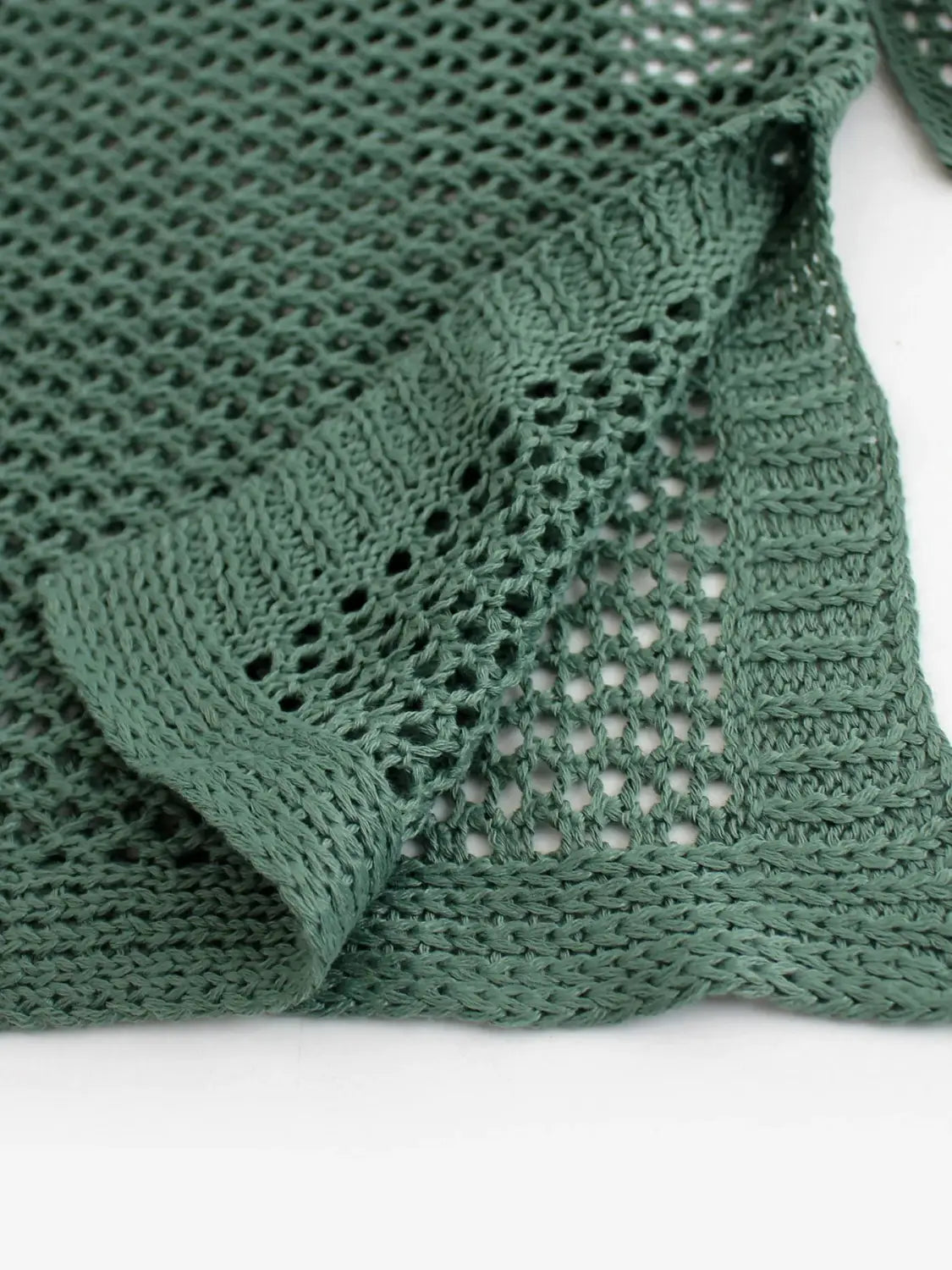 Women’s Knitted Short Skirt with Hollow Straps and Slit Beach Cover Up