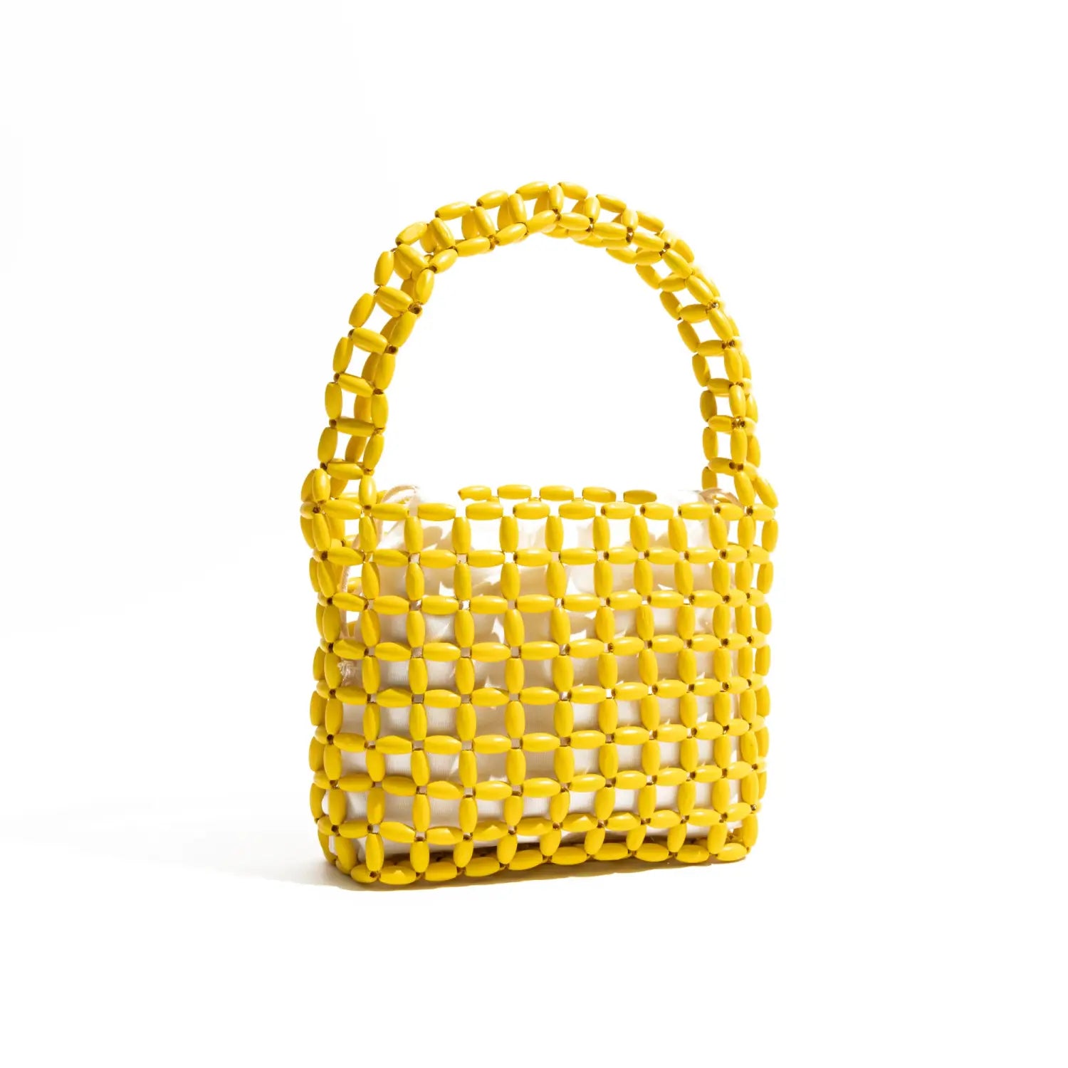 Beaded Weave Handmade Tote Handbags