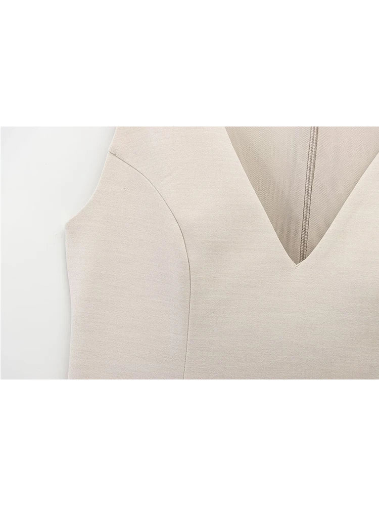 Women Solid Skirt Hem Tops Spring Summer Fashion Chic Sleeveless - Norellé