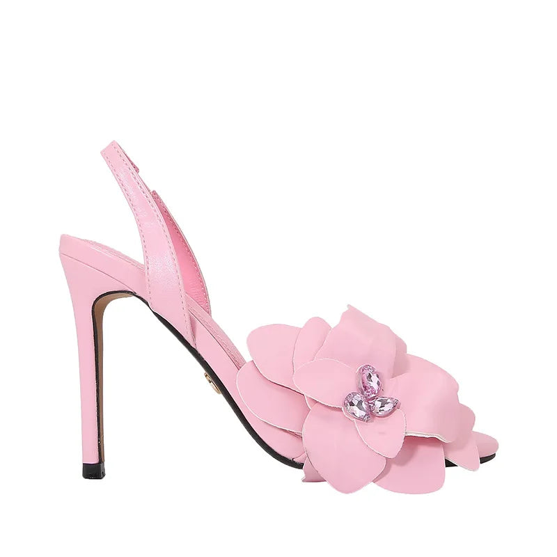 Flower Designer High Heels Women