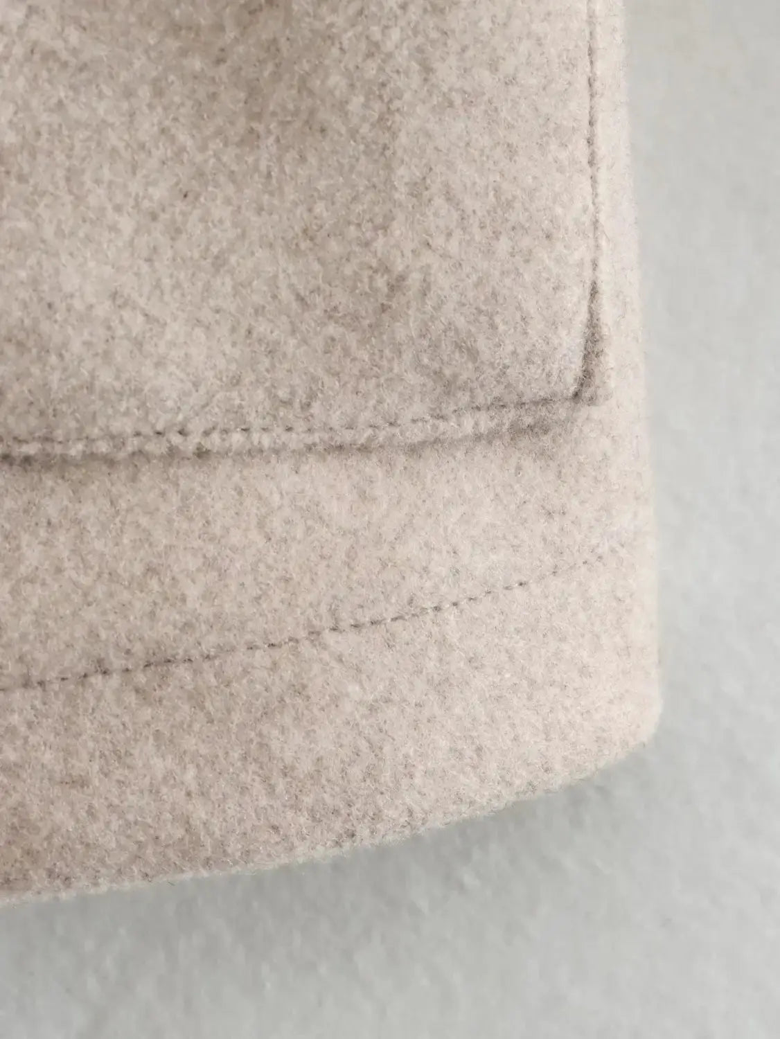 Solid Front Pockets Button Long Sleeve Jacket