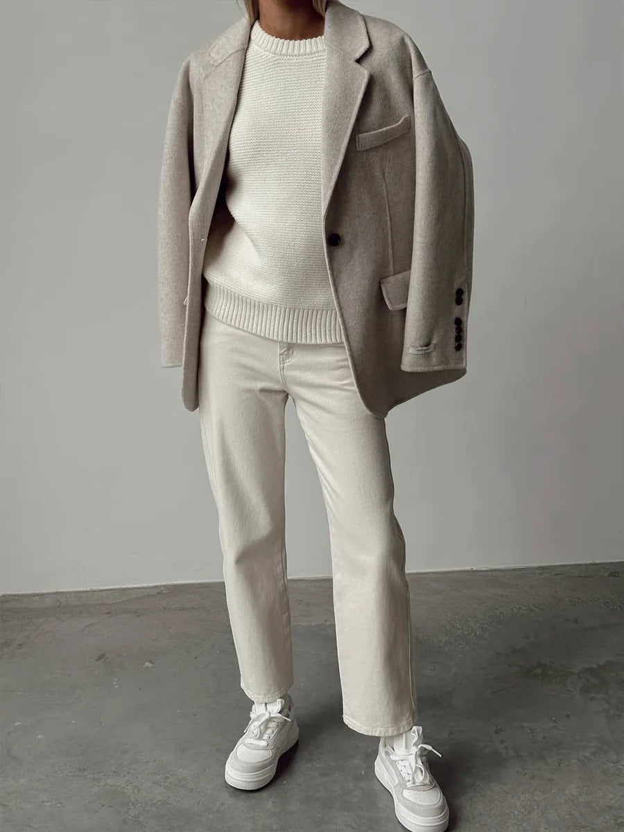 Knitted Round Neck Sweater