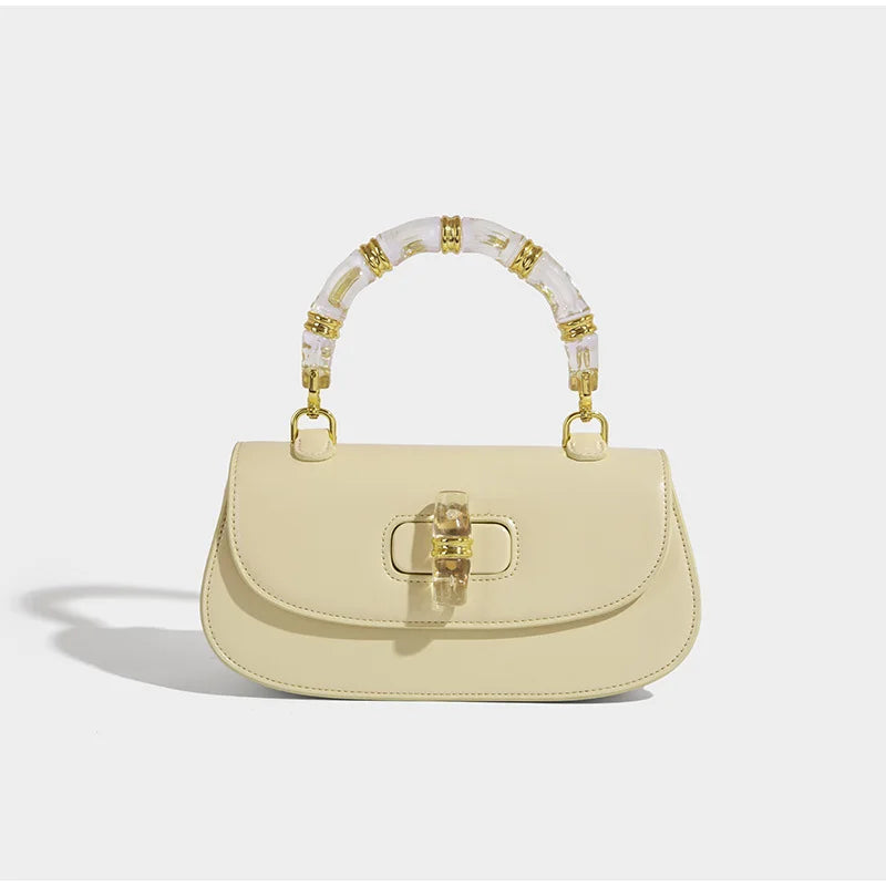 Women’s Handbags Bamboo Handle High-grade Leather