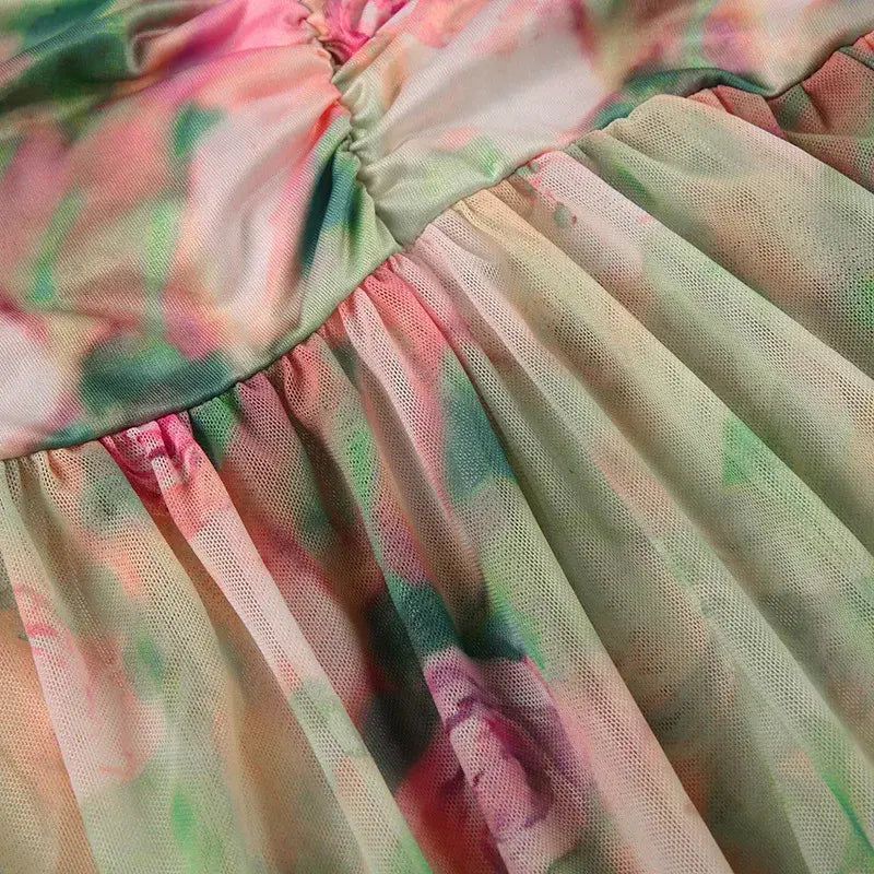 Vacation Floral Long Dress For Women