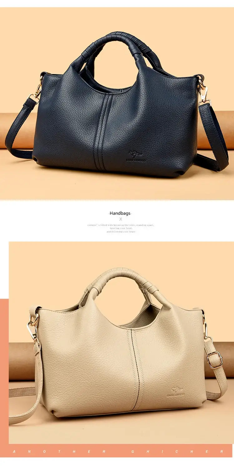 High Quality Soft Leather Women’s Handbag Tote Bag