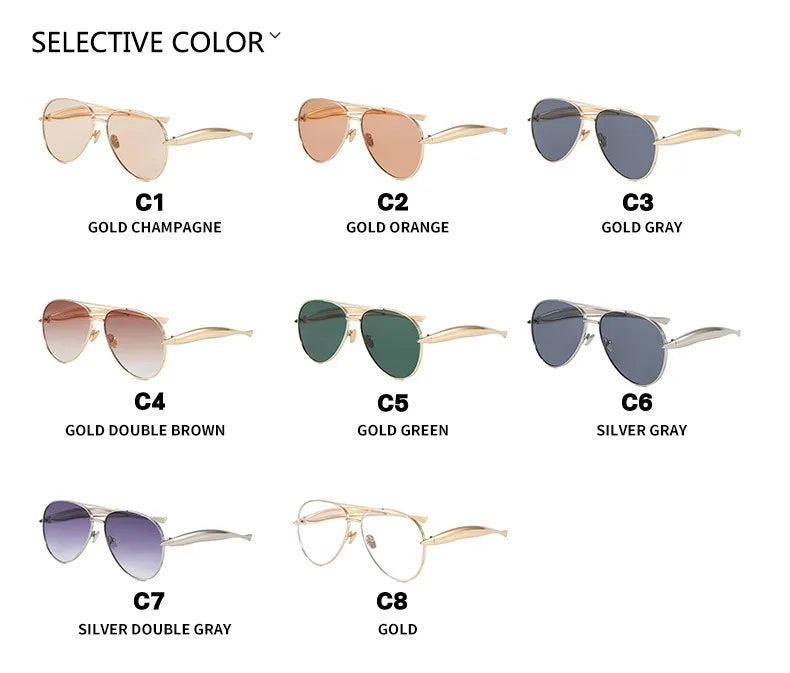 Women’s Oversized Pilot Sunglasses