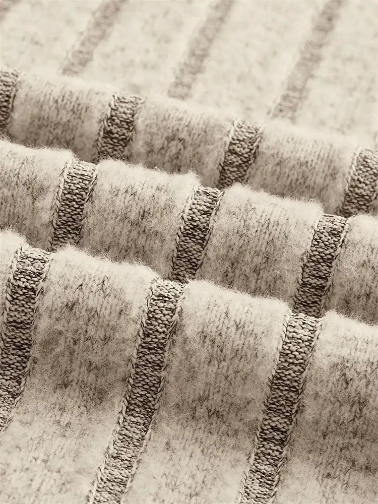 Casual Ribbed Knit Pencil Skirt Women