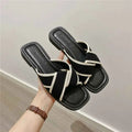 Women's Slippers Open Toe Low Heel