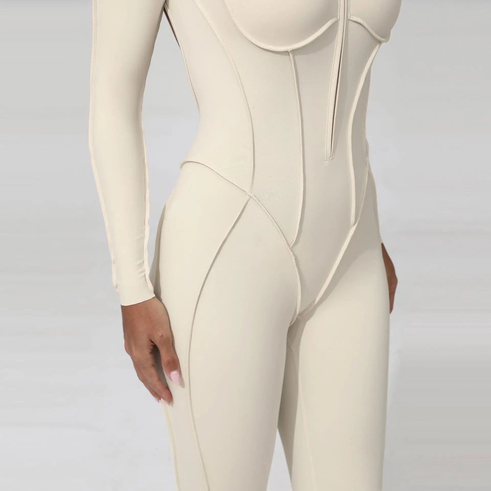 Women One Piece V Back Tracksuit