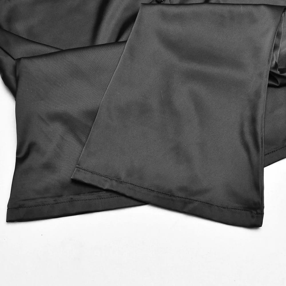 Lace Up Mini Skirt Set For Women V Neck Long Sleeve Button Top High Waist