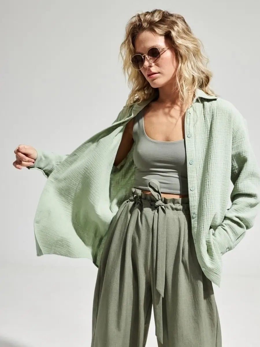 Muslin 100% Cotton Shirt