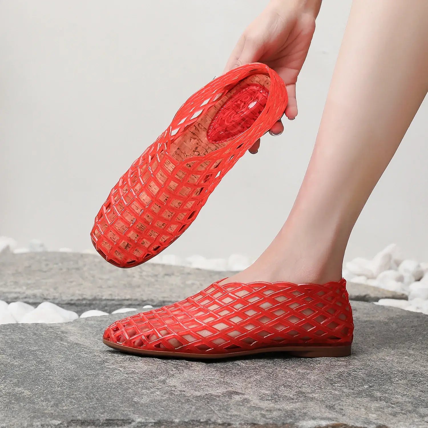 Women’s Flat Sandals Breathable Summer Casual Jelly