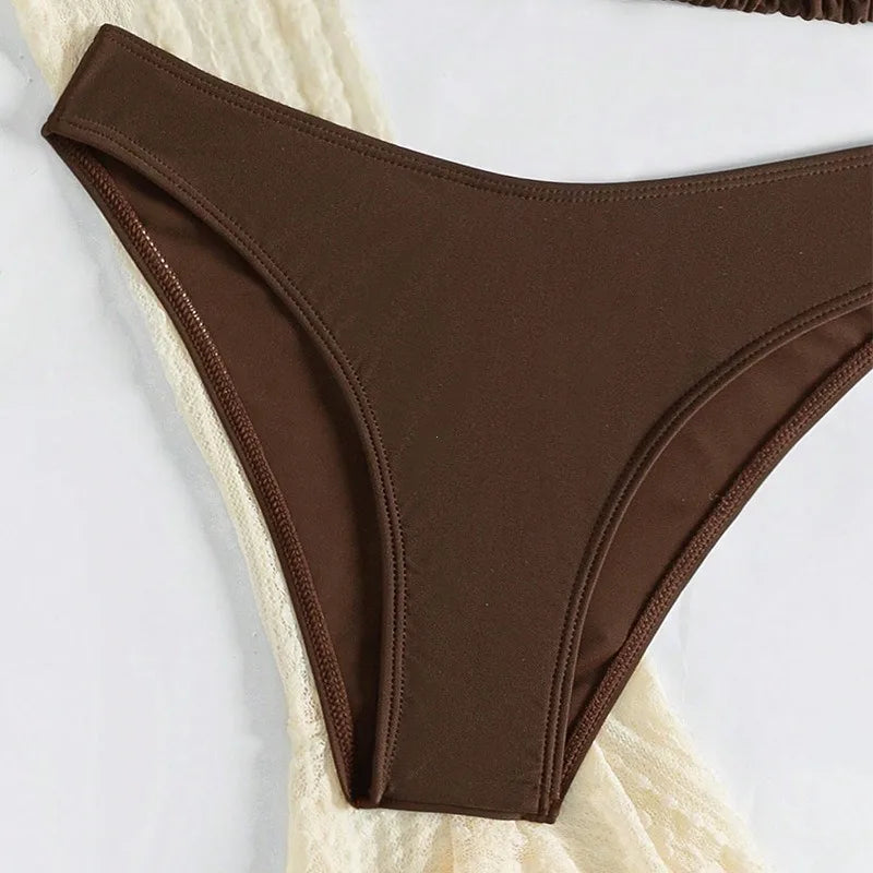 Bow-tie Printed One Piece Swimsuit and Pants and Skirt - Norellé