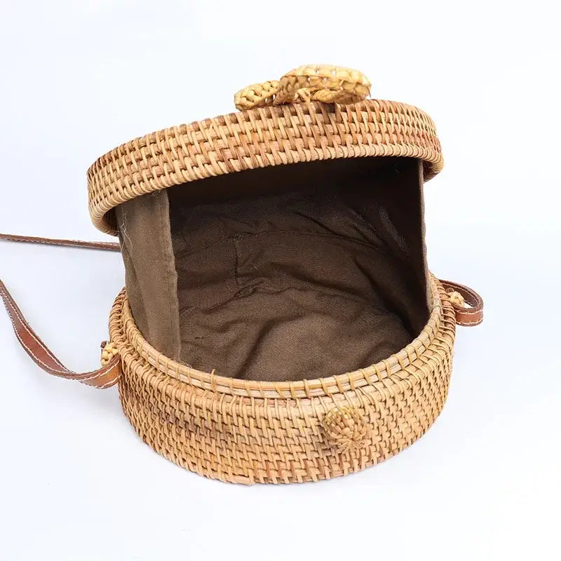 Round Straw Bags Women Summer Rattan Bag