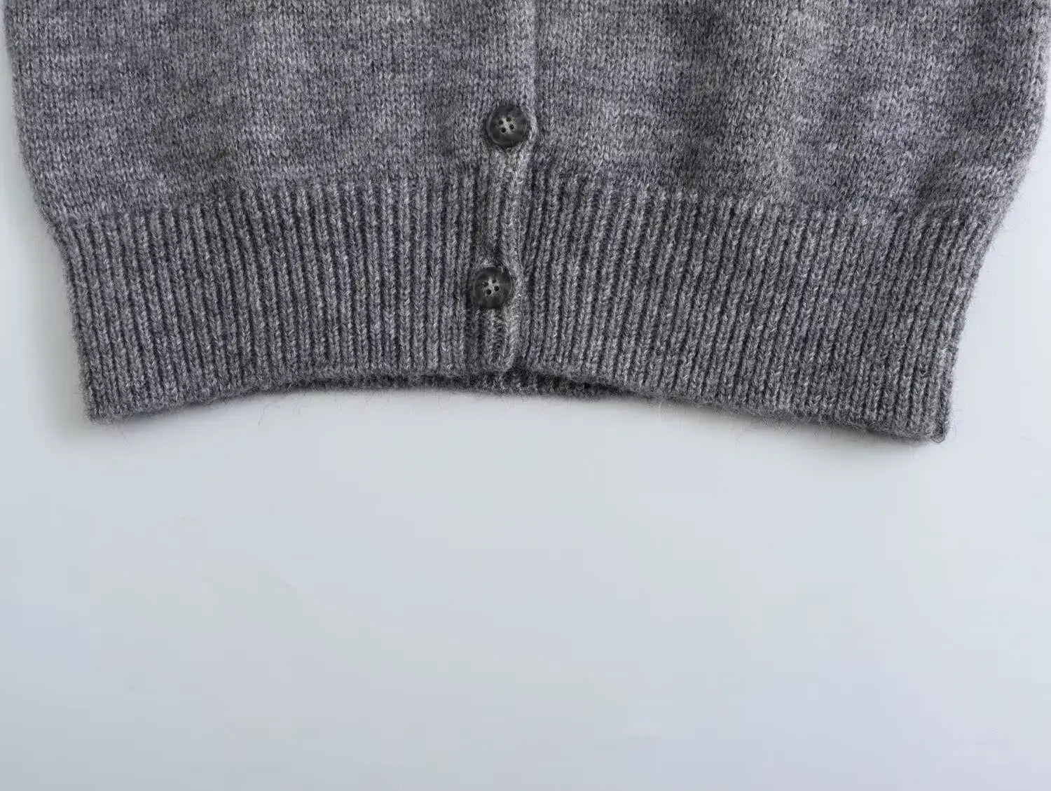 Cardigan Women’s Round Neck Short Sleeve Knitted