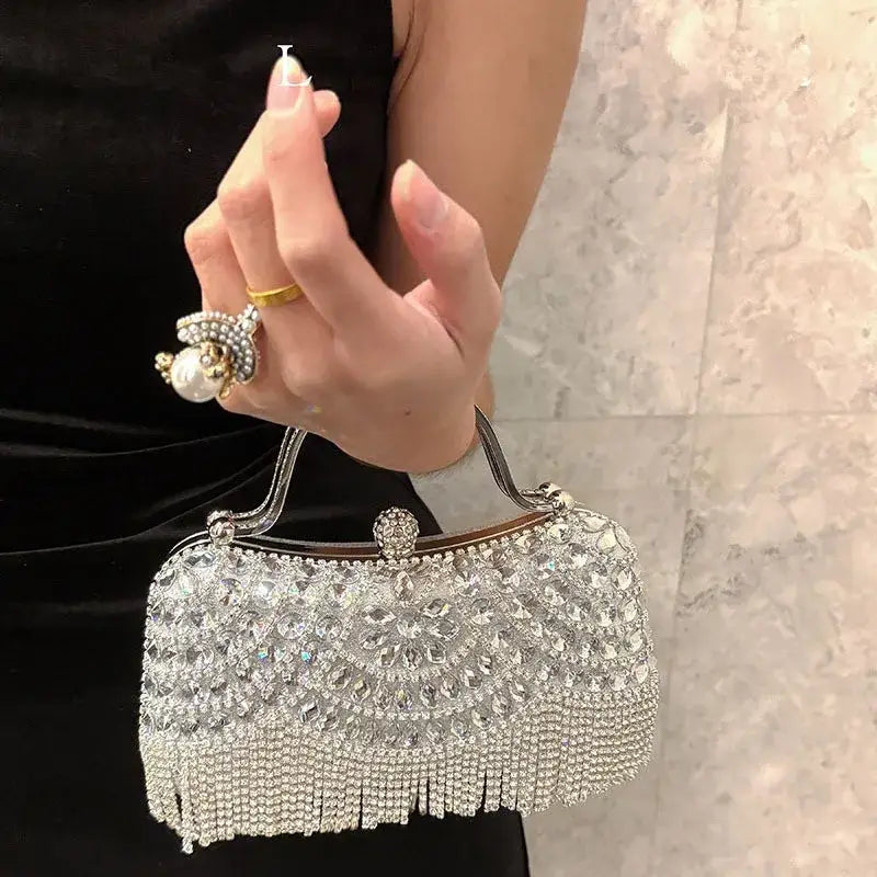 Diamond Evening Clutch Bag