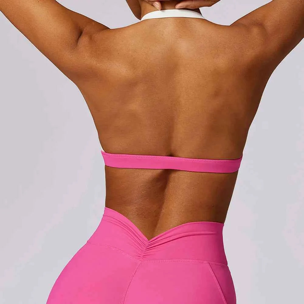 Women Sports Bra Halter Top