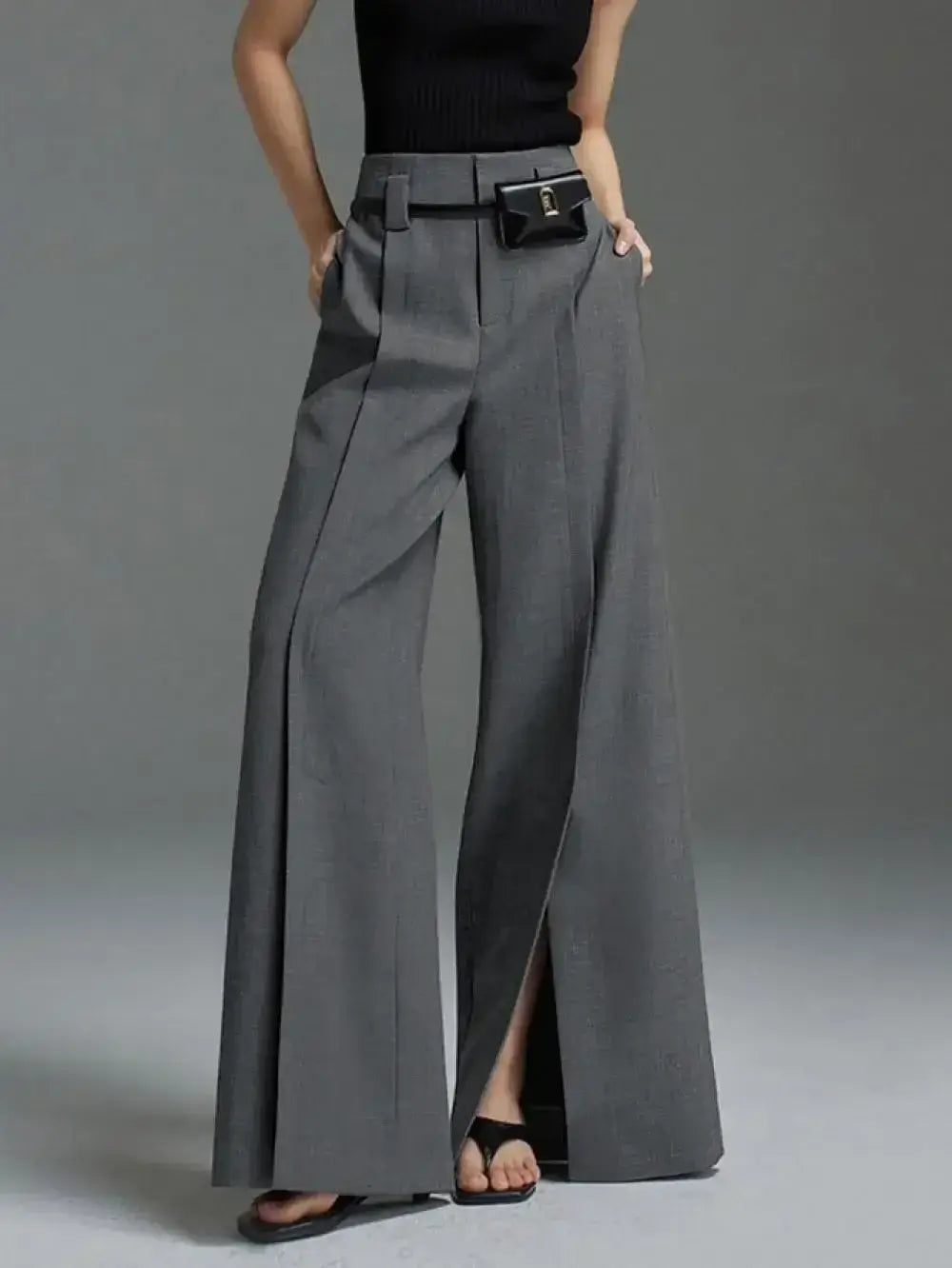 Women’s Solid Color Commute Suit Pants