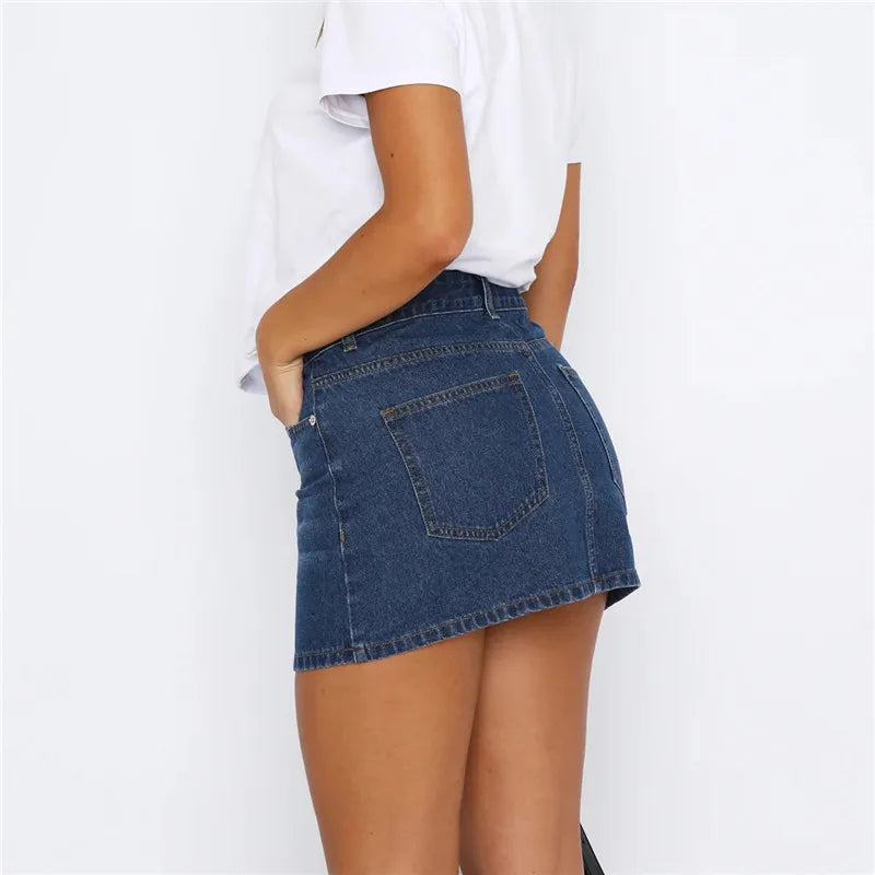 Women Denim Mini Skirt