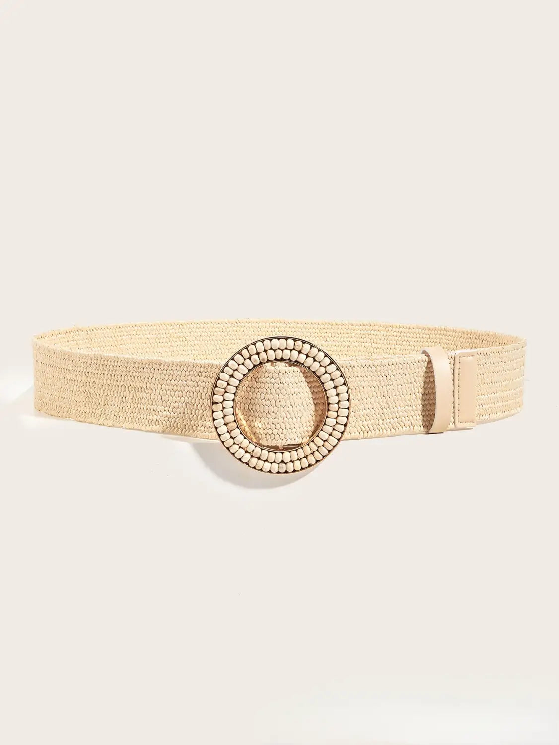 Vintage PP Grass Woven Belt for Women
