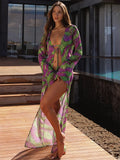 Mesh Cover Ups 3 PCS Bikini Dress Push UP Bikini Set Women - Norellé