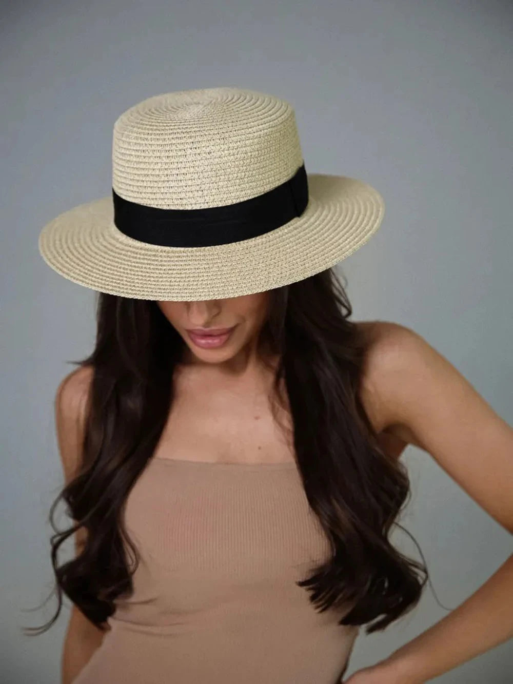 Natural Grass Woven Straw Sunshade Hat