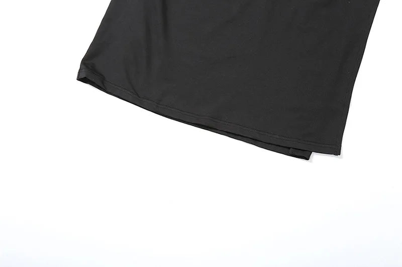 Turtleneck High Slit Maxi Dress For Women