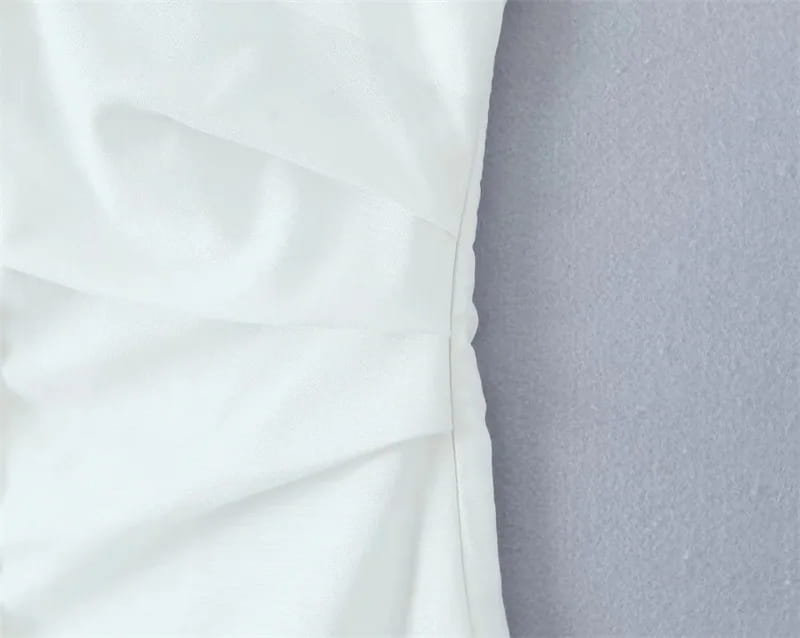 Women Button Up White Sleeveless Maxi Dress