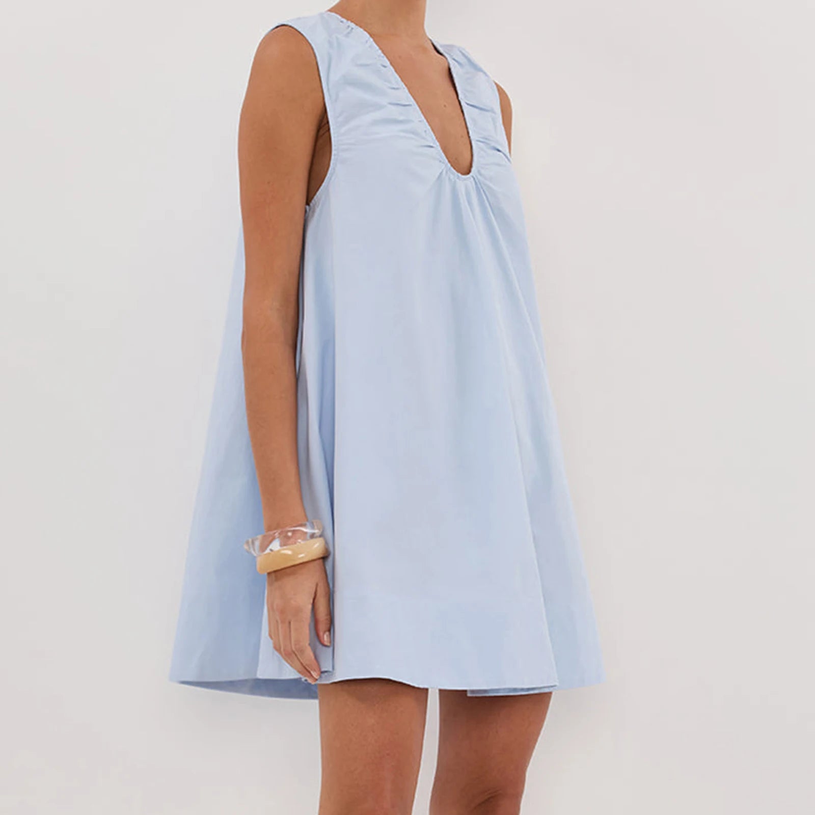 Womens V Neck Tank Dress