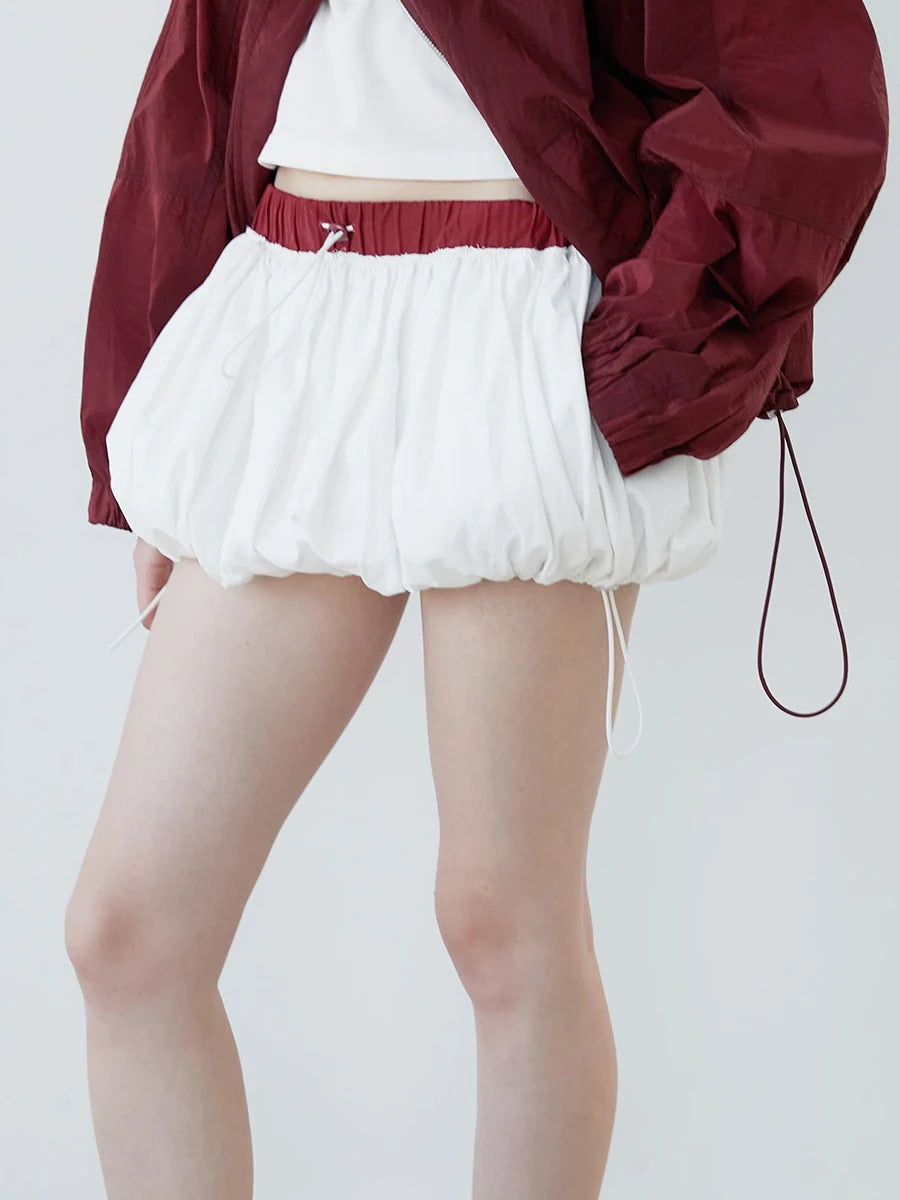 Women Lantern Mini Skirt