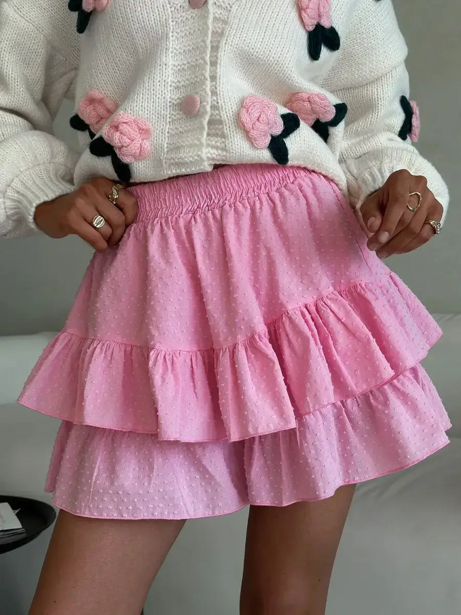 Casual Ruffled Shorts For Women