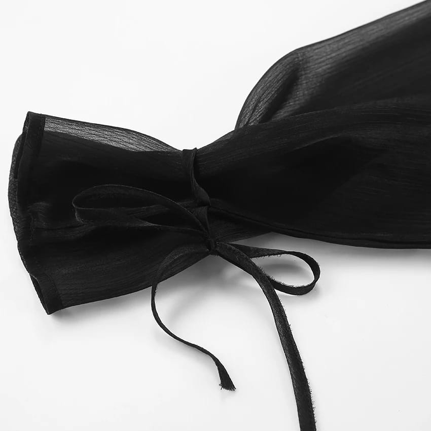 Loose Solid Color Black Shirts