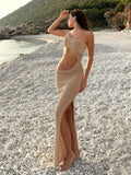 Women Crochet Knit Maxi Dress - Norellé