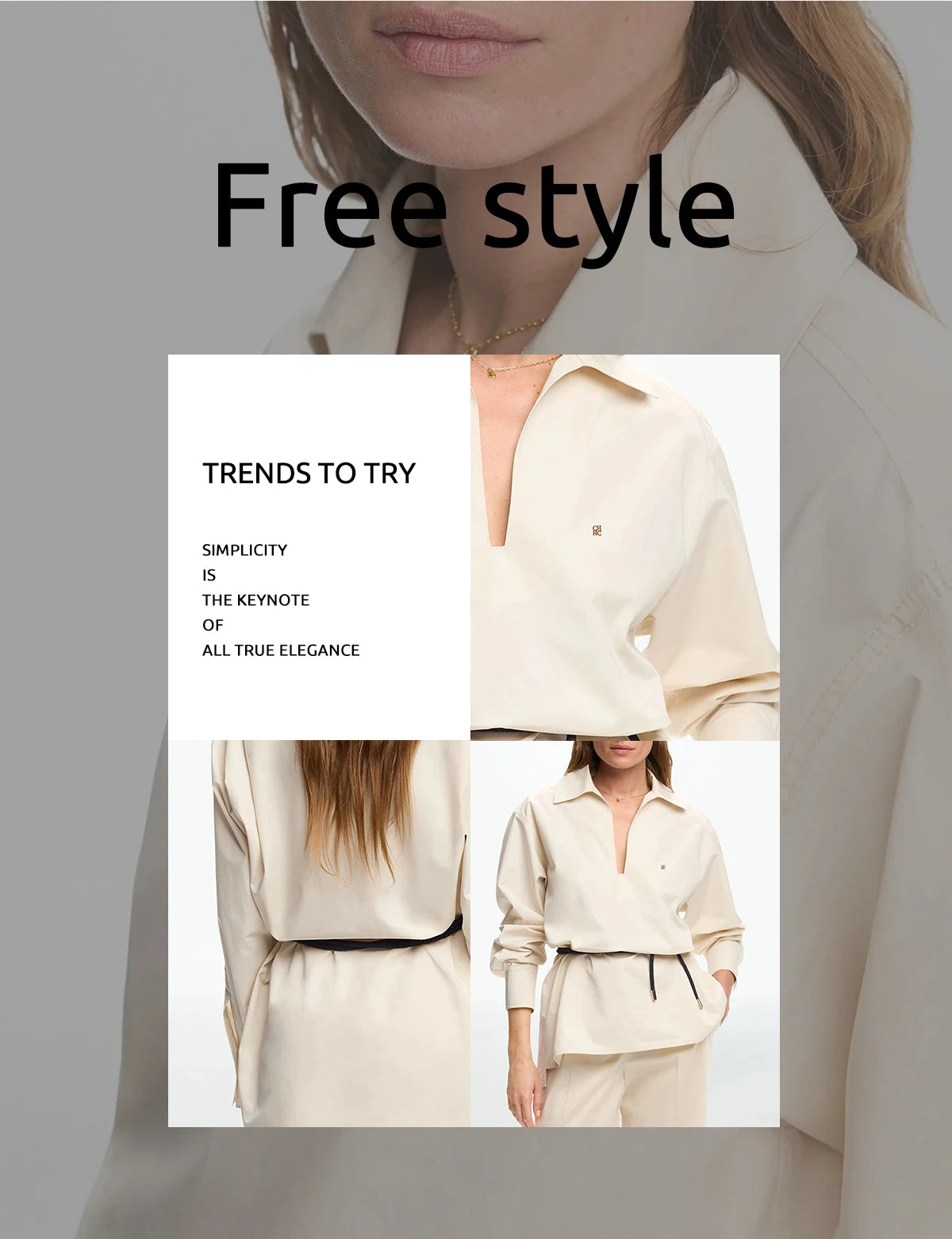 Women Shirts Elegant Soild Embroidery Casual Tops