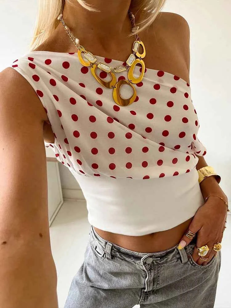 Skew Collar Off Shoulder T-Shirt Women