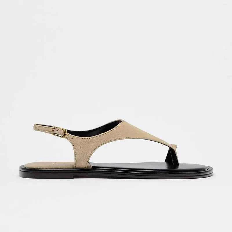 Vintage Flat Toe Herringside Sandals Women's