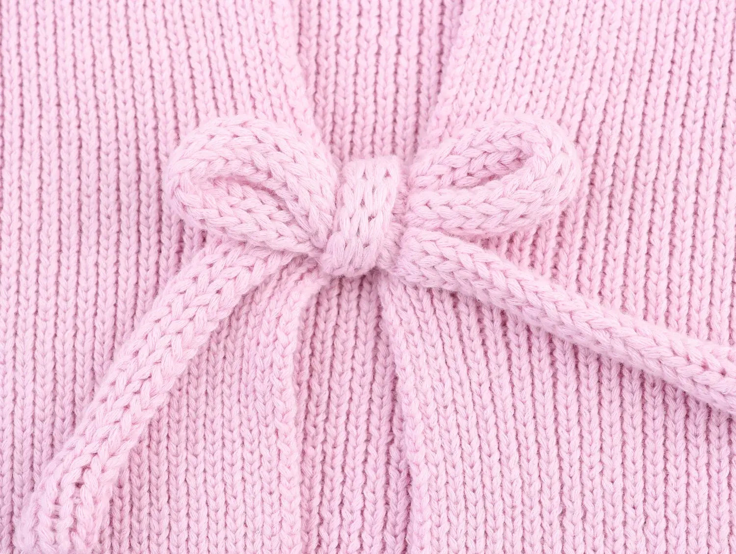 Women Bow Tie Coat Casual Knitted Cardigan