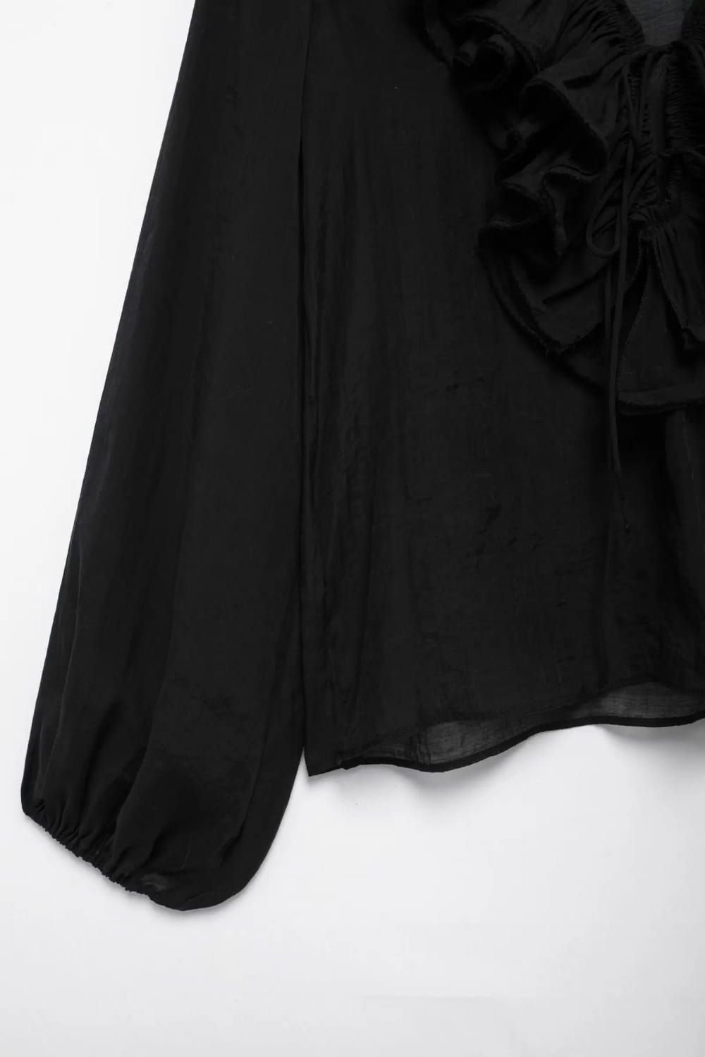 Elegant Women’s Tierred Ruffles Blouses V-Neck Long Sleeve Loose Shirt