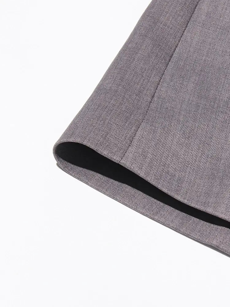 Elegant Casual Spliced Belt Blazer For Women