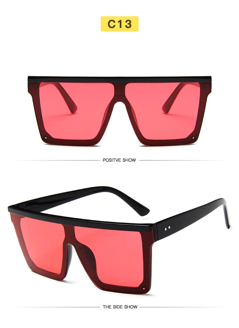 Oversized Square Sunglasses Women