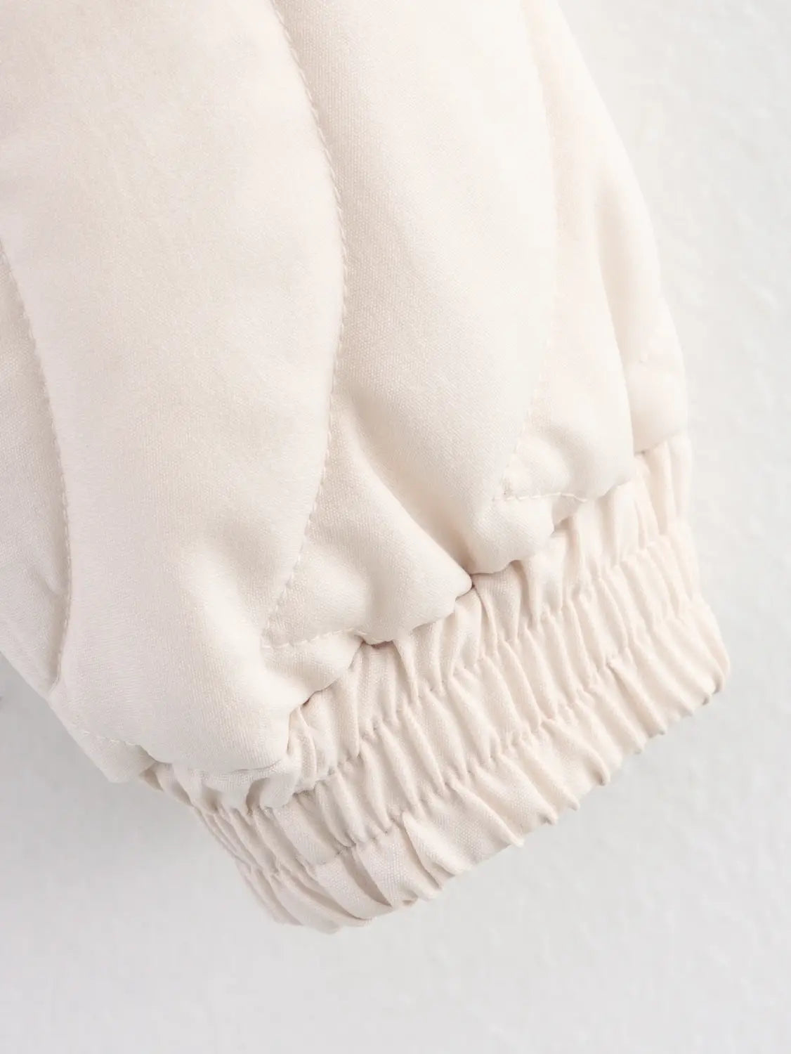 Women Floral Embroidery Quilted Jacket Coat