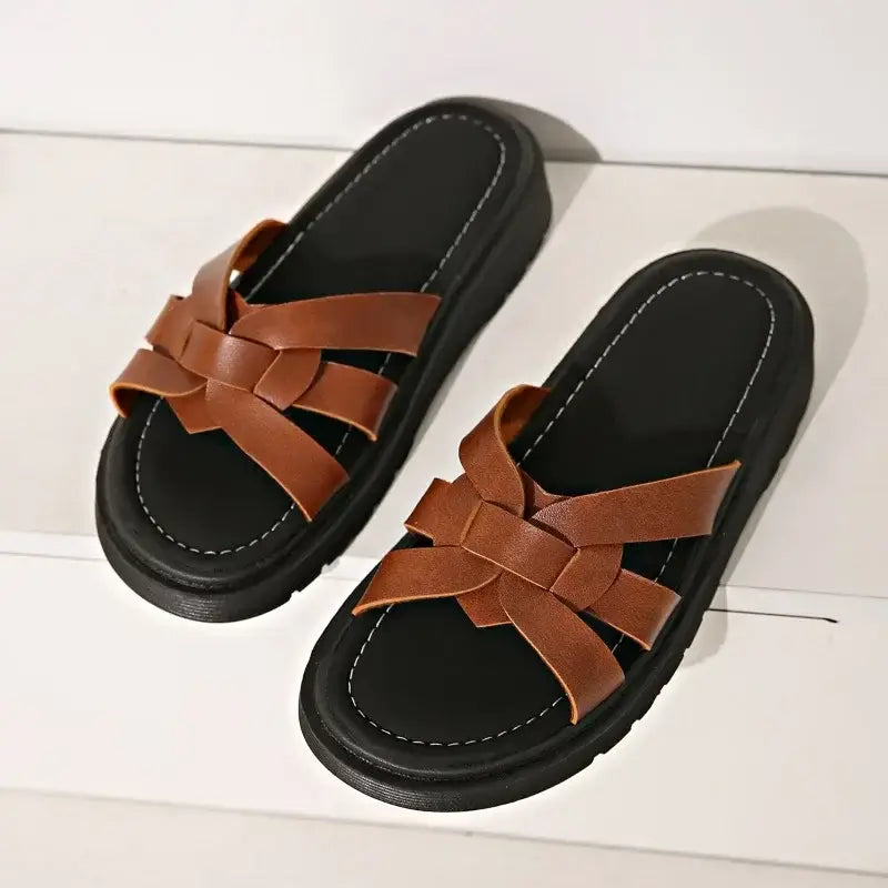 Women Slippers Open Toe Casual Shoes
