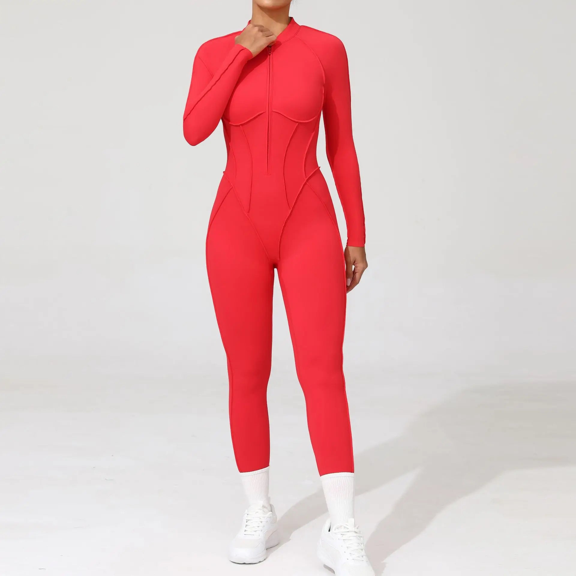 Women One Piece V Back Tracksuit