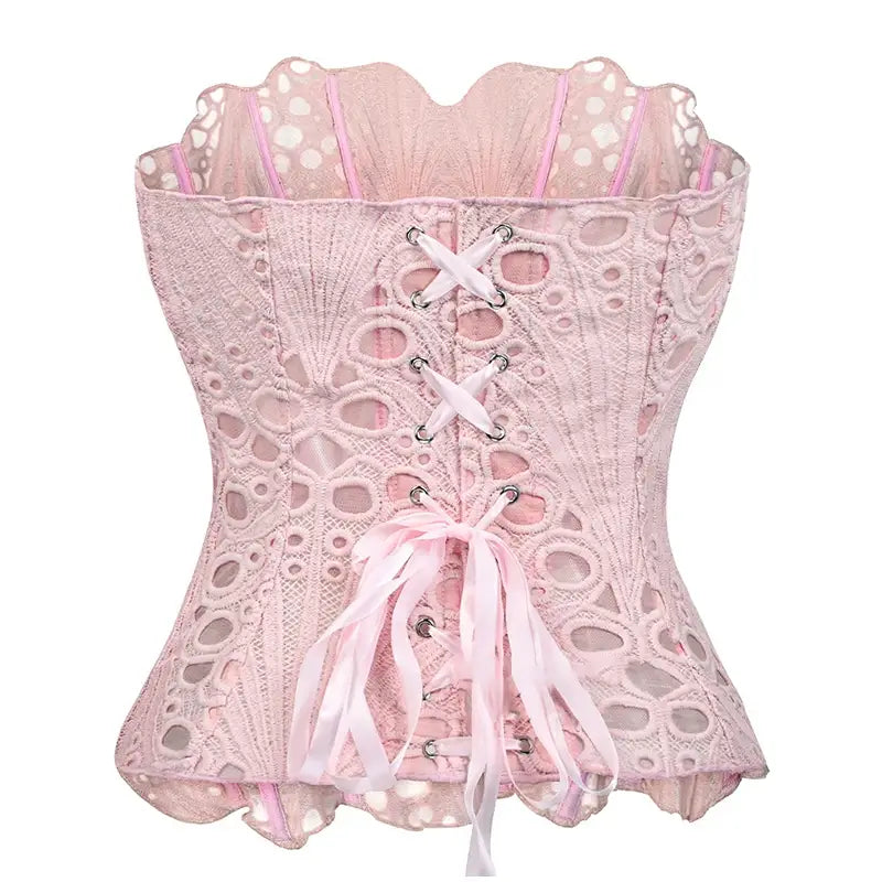 Hollow Out Women Sleeveless Backless Bandage Pleated Top