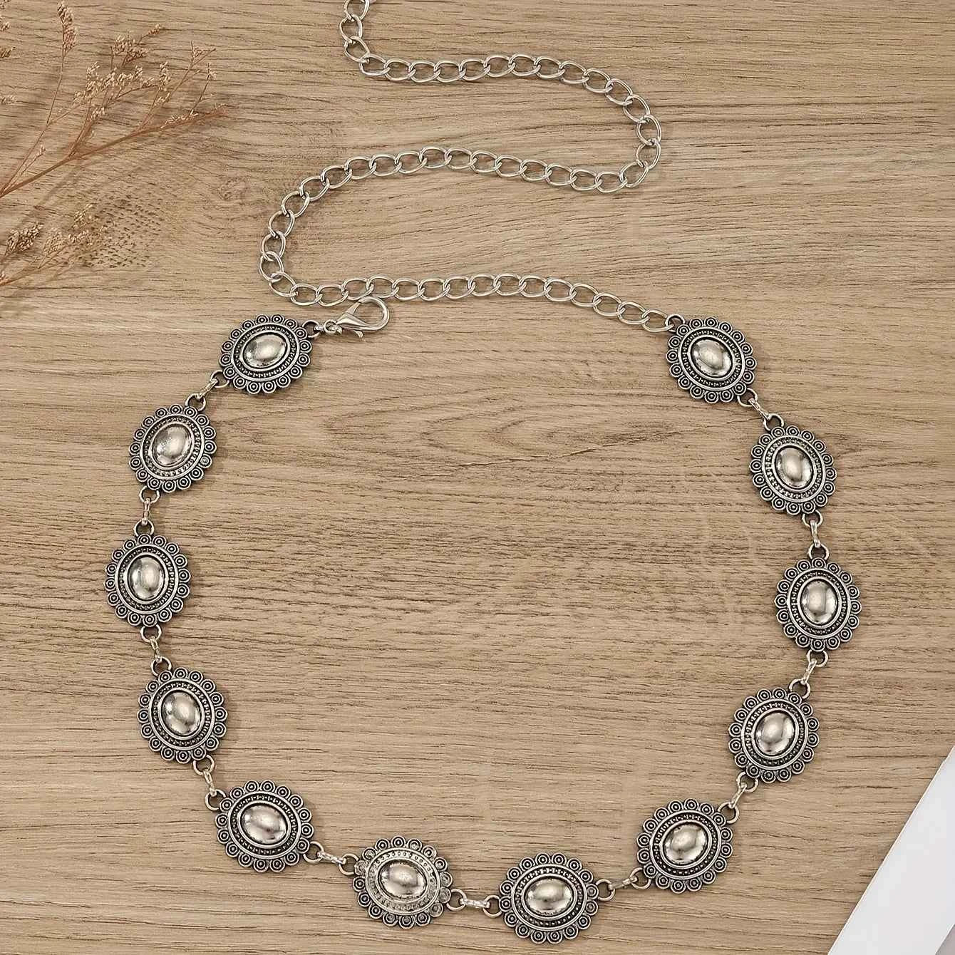 Metal Belt Adjustable Waist Chain
