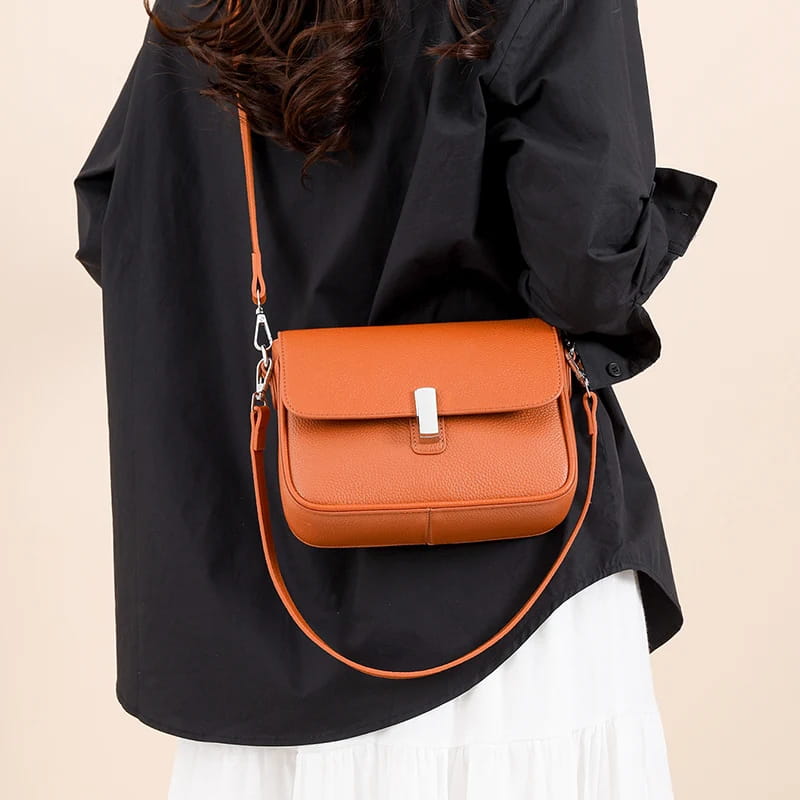 Genuine Leather Women Crossbody Bag