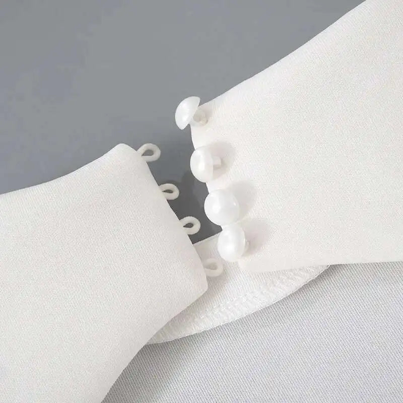 Button Backless Bodycon Short A-line Dress Women