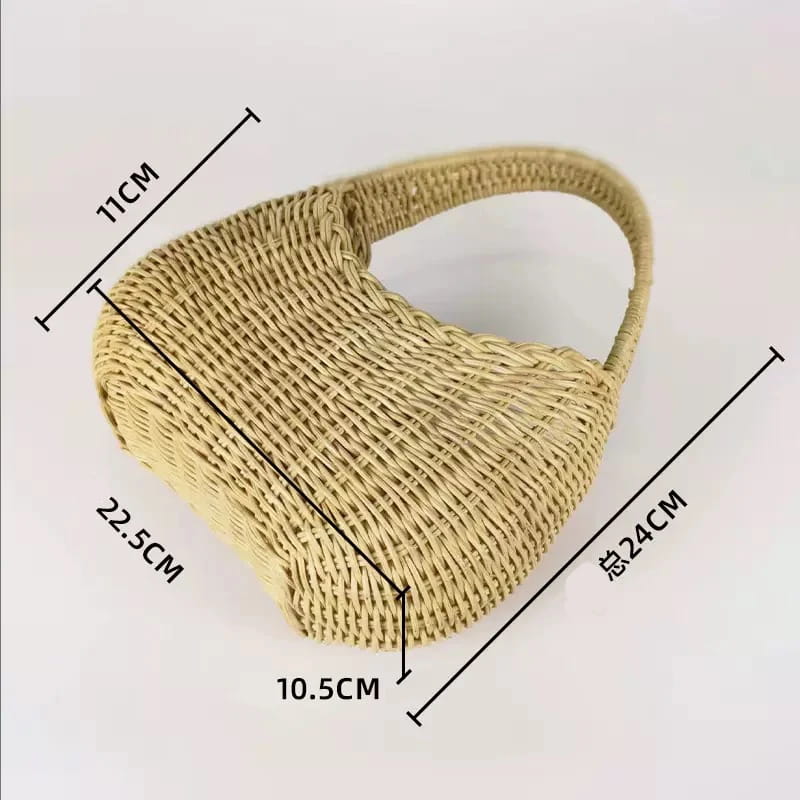 Bohemian Style Handmade Bamboo Woven Handbag