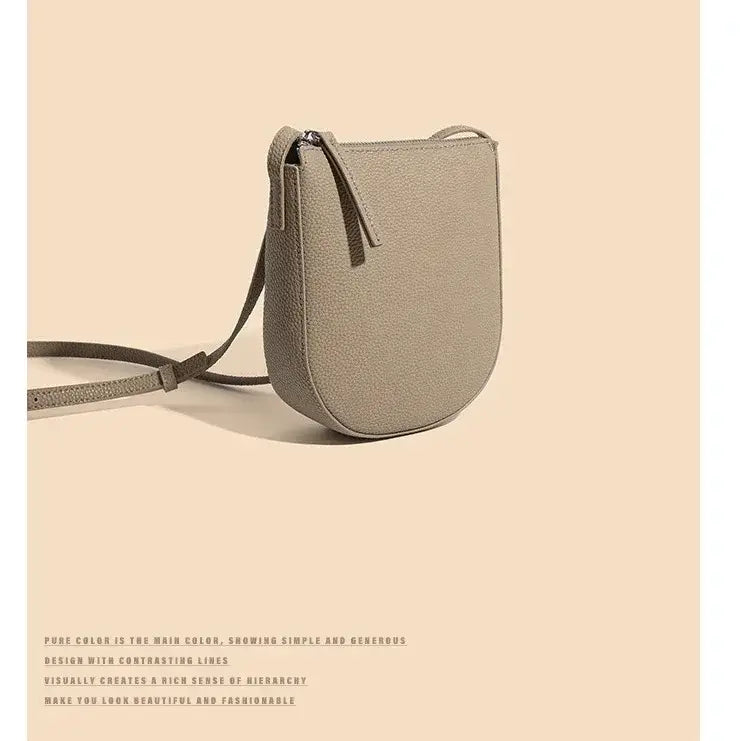 Genuine Leather Real Cowhide Women’s Versatile Fashion Phone Bag